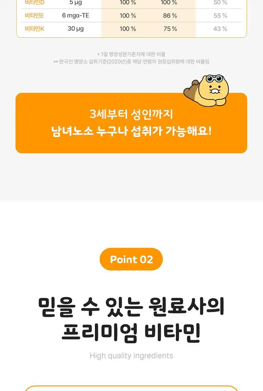 [덴프스X카카오프렌즈] 멀티비타민 키즈 2/3박스 상세페이지 13